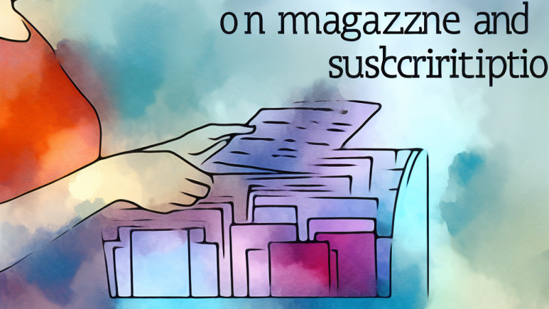 Dicas Essenciais para Economizar em Assinaturas de Revistas e Jornais